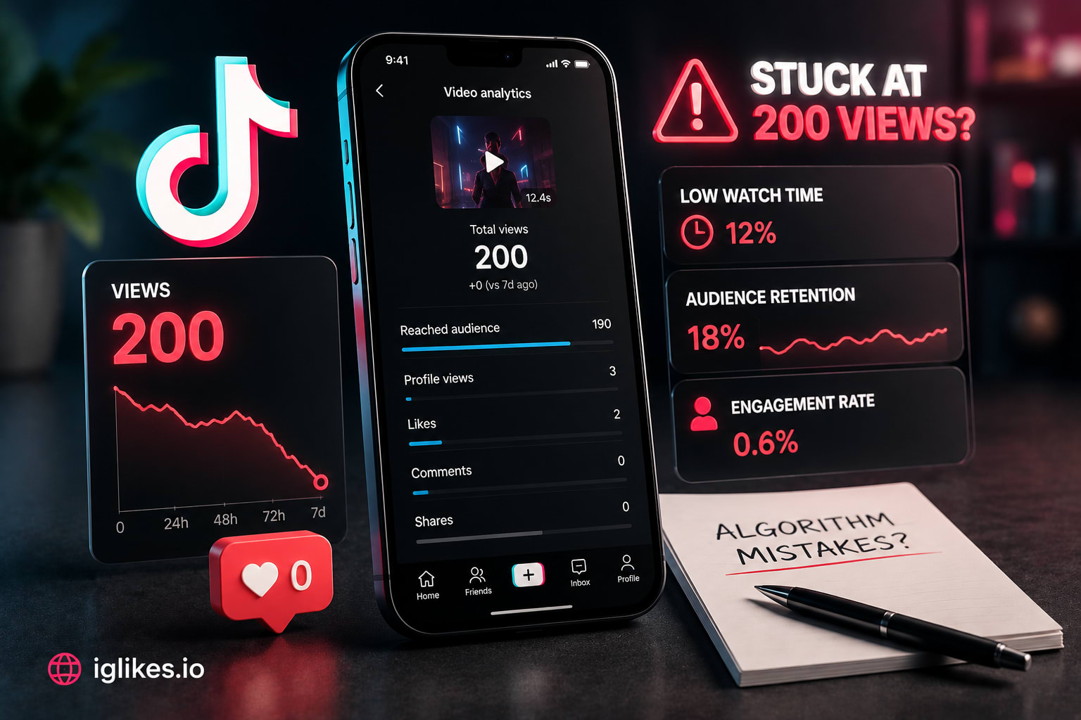 TikTok Algorithm Mistakes Keeping You Stuck at 200 Views